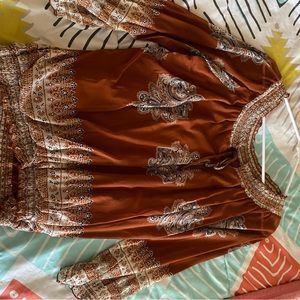 Brown “Hippie” Shirt